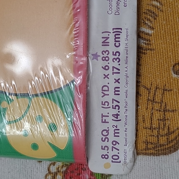 Vintage Disney Winnie The Pooh Adhesive Border - Picture 3 of 4